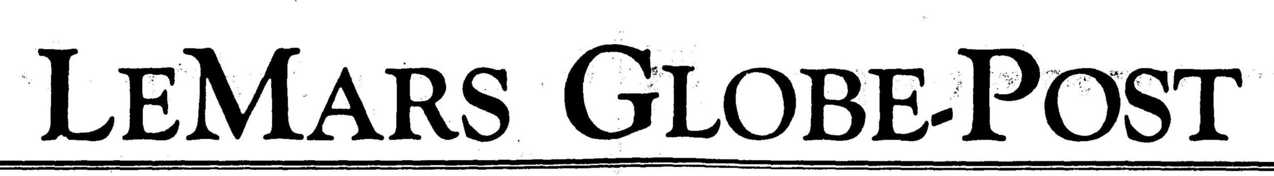 Le Mars Globe Post masthead